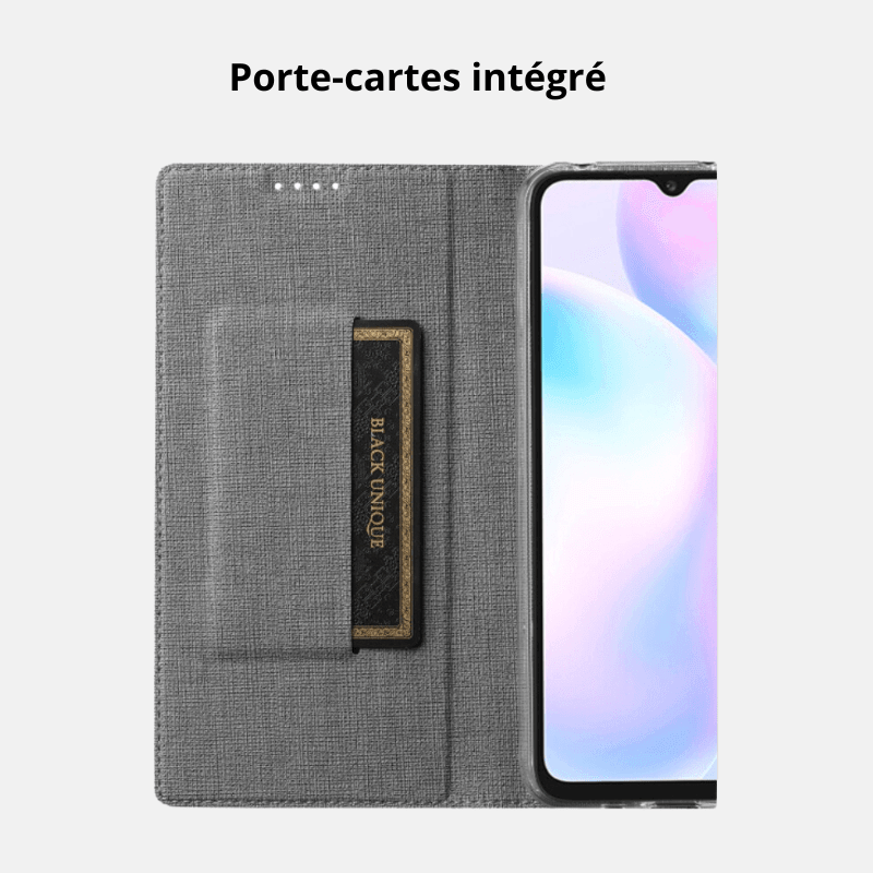 Dealer De Coque Coque à Clapet classique Etui Vili Gris