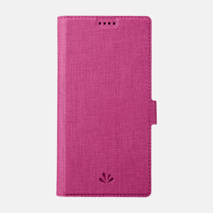 Coque de téléphone à clapet rose