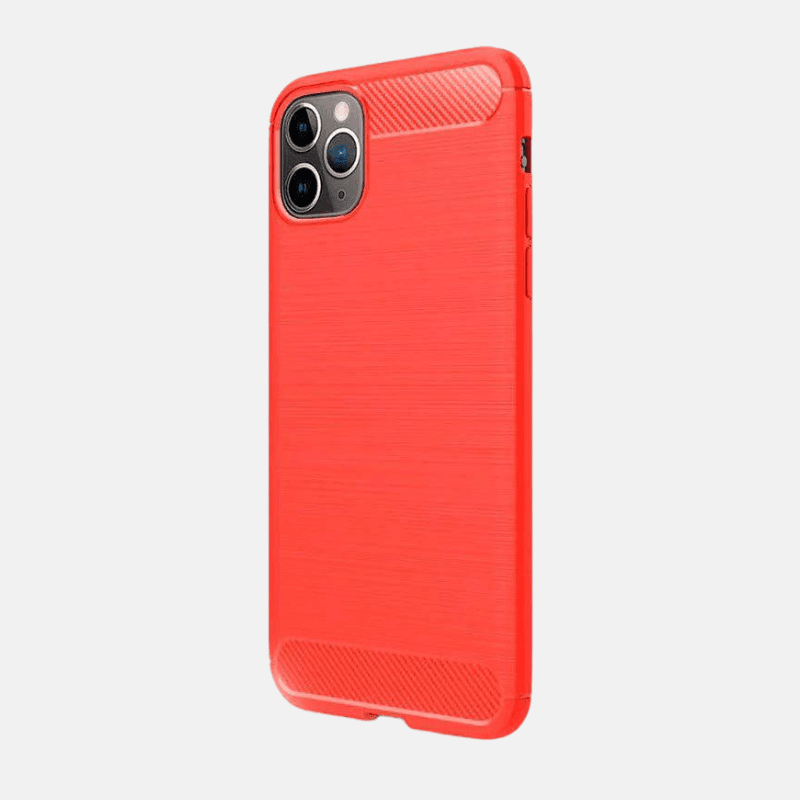 Dealer De Coque Coque classique Coque en Gel Brossé rouge