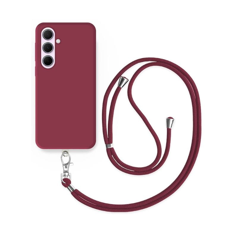 Dealer De Coque Cordon Bordeaux Cordon pour téléphone universel