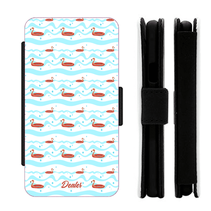 Dealer de coque Etui Flamants pool