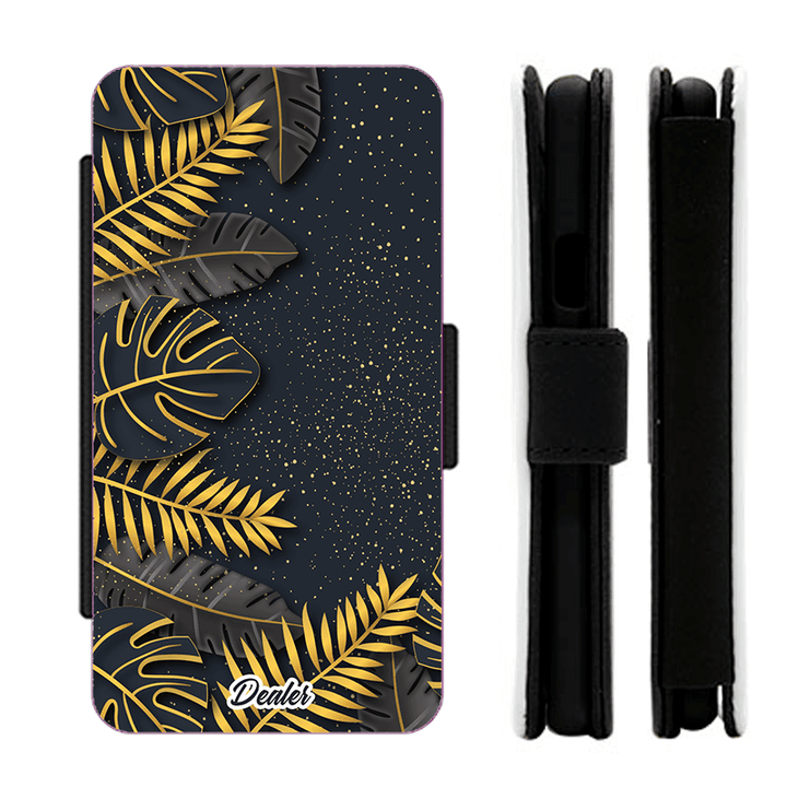 Etui Feuillage doré housse design imprimée en France