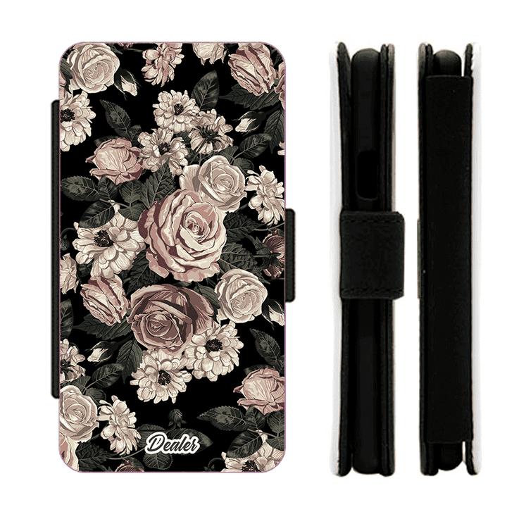 Housse fleurs style tatoo pour Huawei
