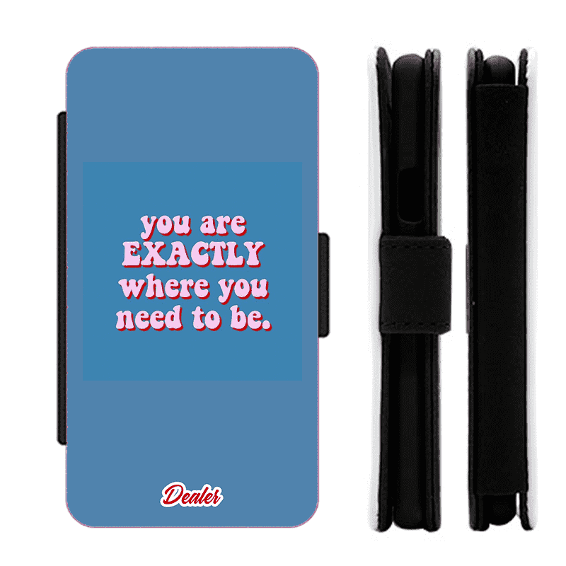 Housse à clapet Where you need to be