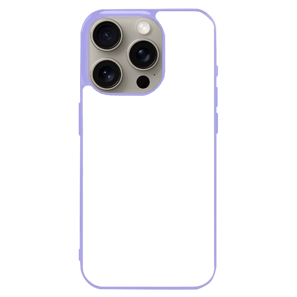 Coque iPhone 15 Pro Max personnalisée en silicone TPU souple – impression par presse thermique haute qualité – fabriquée en France – protection antichoc personnalisable – Dealer De Coque – coque sur-mesure avec photo  – protection antichoc originale pour iPhone 15 Pro Max - Pourpre - Silicone