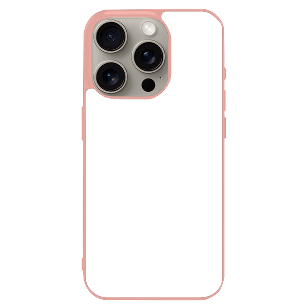 Coque iPhone 15 Pro Max personnalisée en silicone TPU souple – impression par presse thermique haute qualité – fabriquée en France – protection antichoc personnalisable – Dealer De Coque – coque sur-mesure avec photo  – protection antichoc originale pour iPhone 15 Pro Max - Rose - Silicone