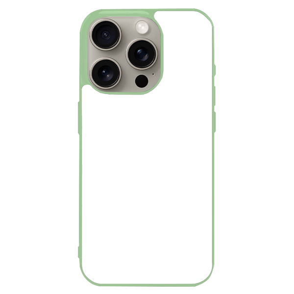 Coque iPhone 15 Pro Max personnalisée en silicone TPU souple – impression par presse thermique haute qualité – fabriquée en France – protection antichoc personnalisable – Dealer De Coque – coque sur-mesure avec photo  – protection antichoc originale pour iPhone 15 Pro Max - Vert d'eau - Silicone