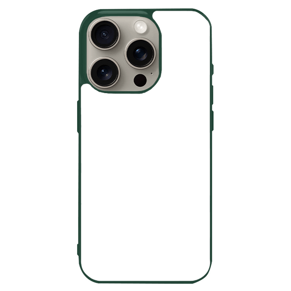Coque iPhone 15 Pro Max personnalisée en silicone TPU souple – impression par presse thermique haute qualité – fabriquée en France – protection antichoc personnalisable – Dealer De Coque – coque sur-mesure avec photo  – protection antichoc originale pour iPhone 15 Pro Max - Vert - Silicone