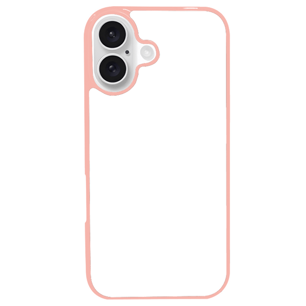 Coque iPhone 16 Plus personnalisée en silicone TPU souple – impression par presse thermique haute qualité – fabriquée en France – protection antichoc personnalisable – Dealer De Coque – coque sur-mesure avec photo  – protection antichoc originale pour iPhone 16 Plus - Rose - Silicone