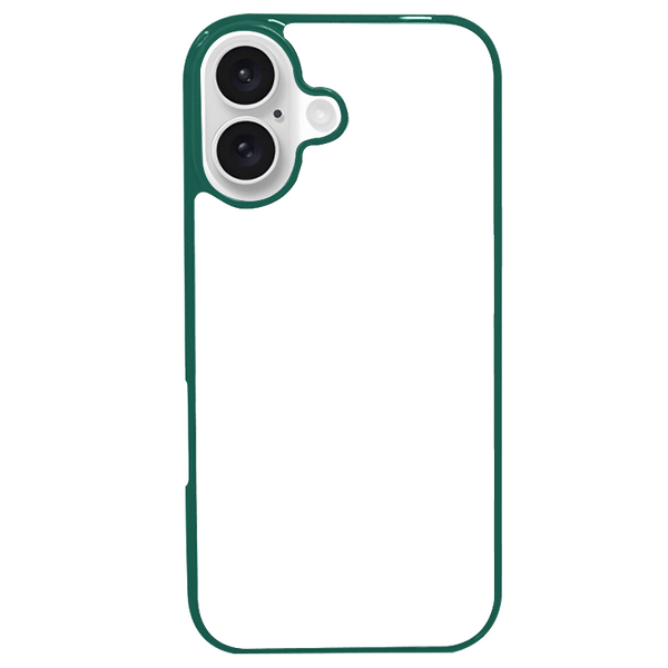 Coque iPhone 16 Plus personnalisée en silicone TPU souple – impression par presse thermique haute qualité – fabriquée en France – protection antichoc personnalisable – Dealer De Coque – coque sur-mesure avec photo  – protection antichoc originale pour iPhone 16 Plus - Vert - Silicone