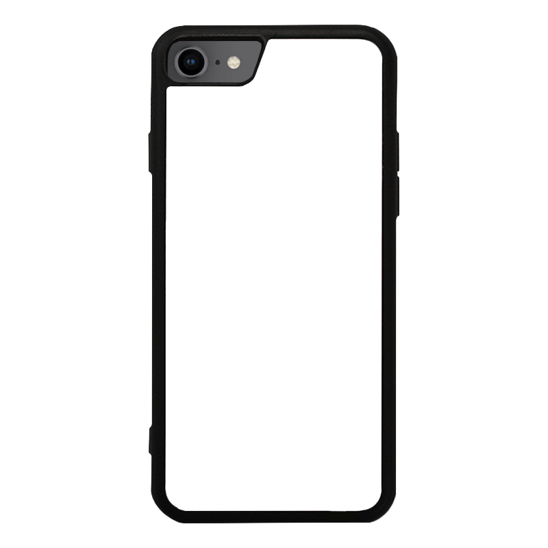 Coque iPhone 7 personnalisée en silicone TPU souple – impression par presse thermique haute qualité – fabriquée en France – protection antichoc personnalisable – Dealer De Coque – coque sur-mesure avec photo  – protection antichoc originale pour iPhone 7 - Noir - Silicone