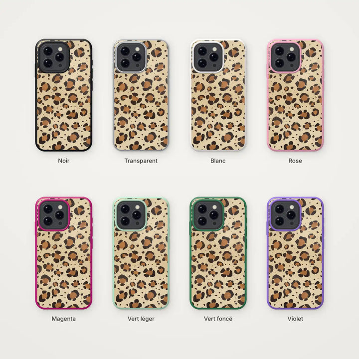 Vanilla leopard iPhone case: the 8 edge colors – Dealer de Coque