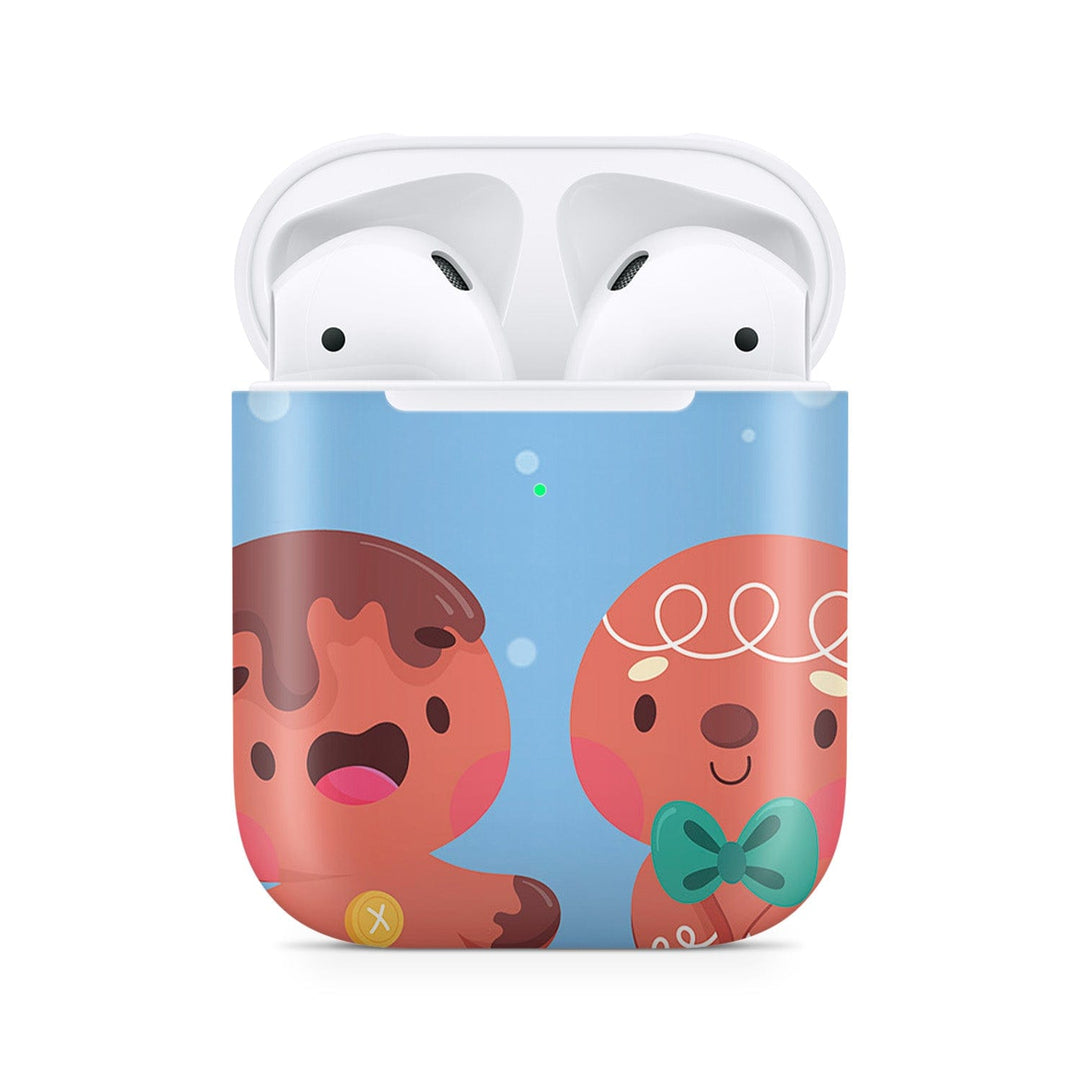 Dealer De Coque Coque AirPods AirPods 1e génération / 2e génération Coque AirPods Pain d'épice chocolaté