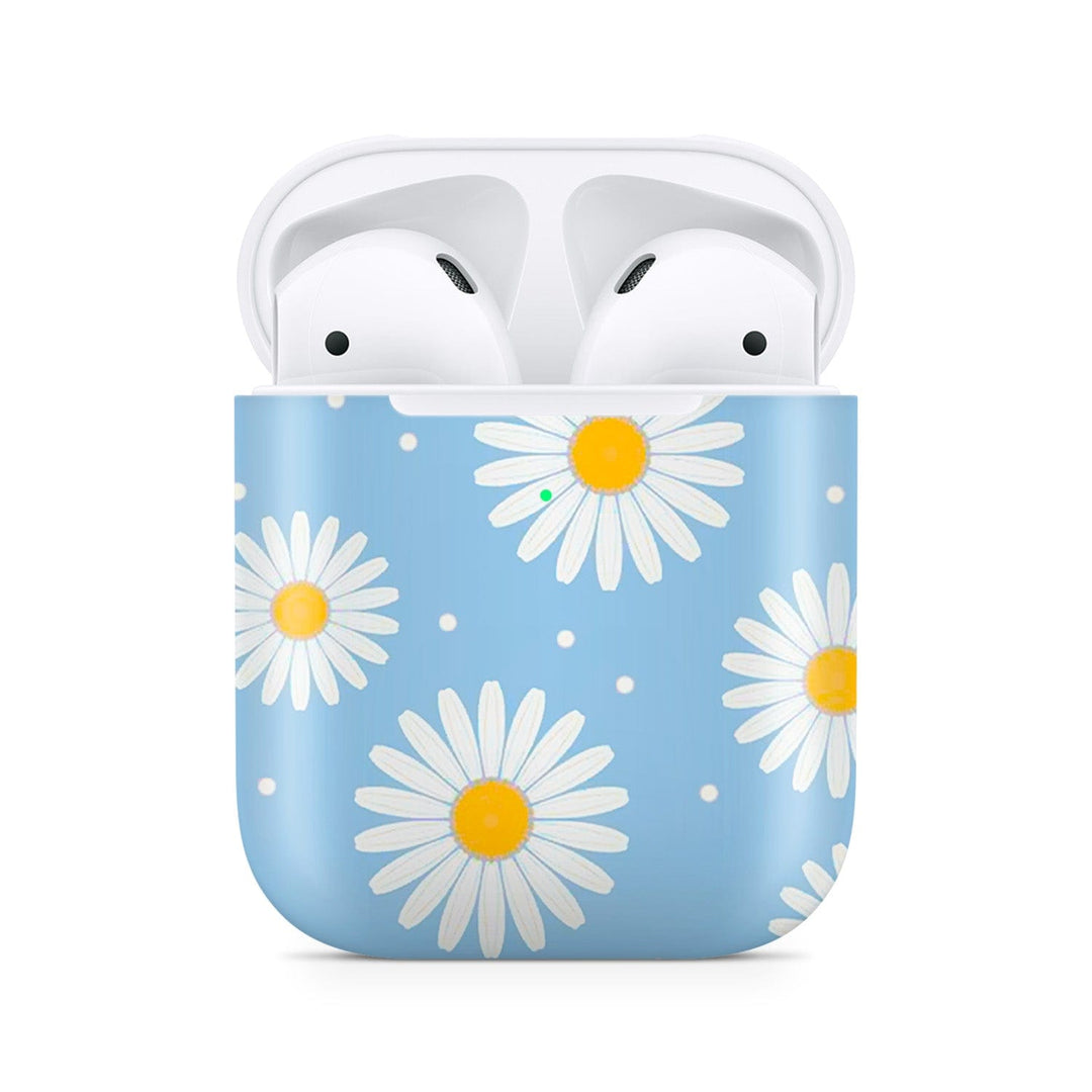 Dealer De Coque Coque AirPods AirPods 1e génération / 2e génération Coque AirPods Retro Bleu Floral