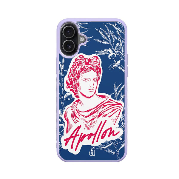 Coque violette Apollon protectrice et estivale