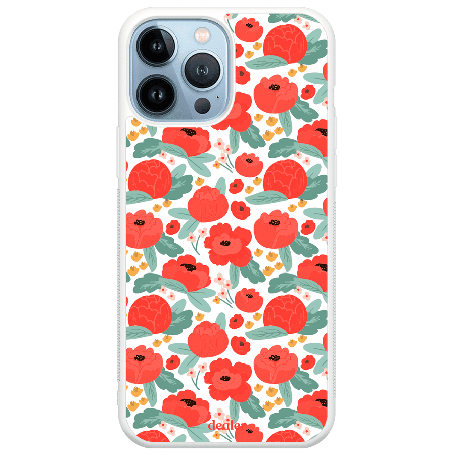 Dealer De Coque Coque antichocs Coque en silicone Anémones pour iPhone