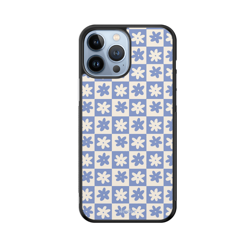 Dealer De Coque Coque design Coque en silicone Carré de Fleurs pour iPhone