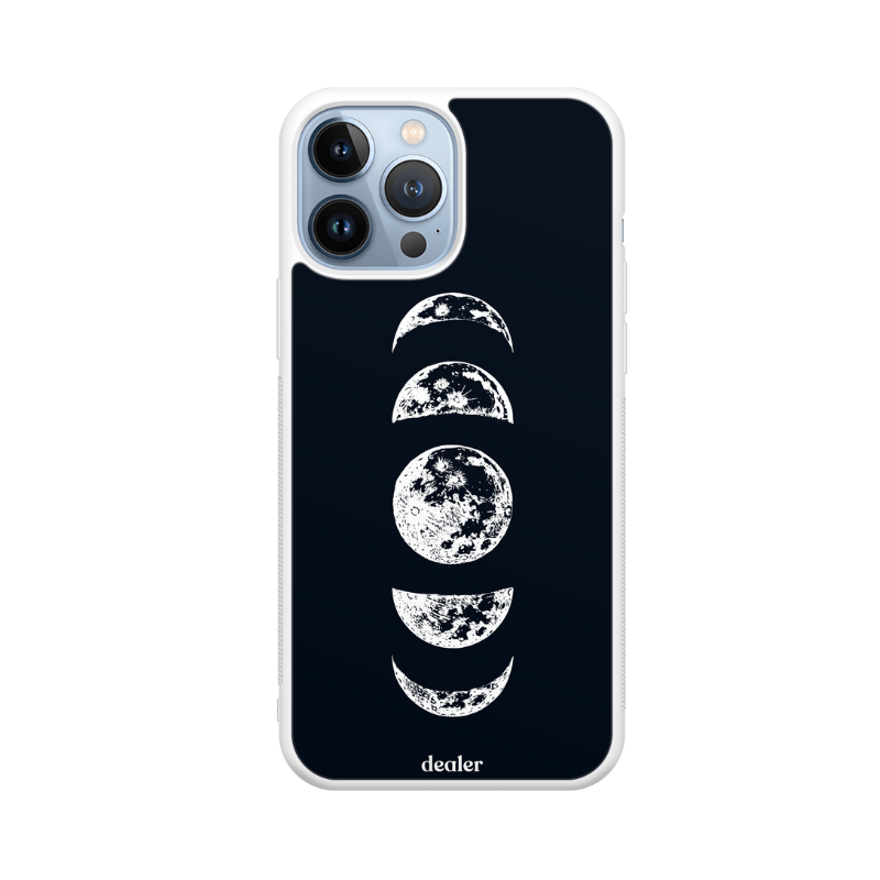 Dealer De Coque Coque design Coque en silicone Croissants de lune pour iPhone