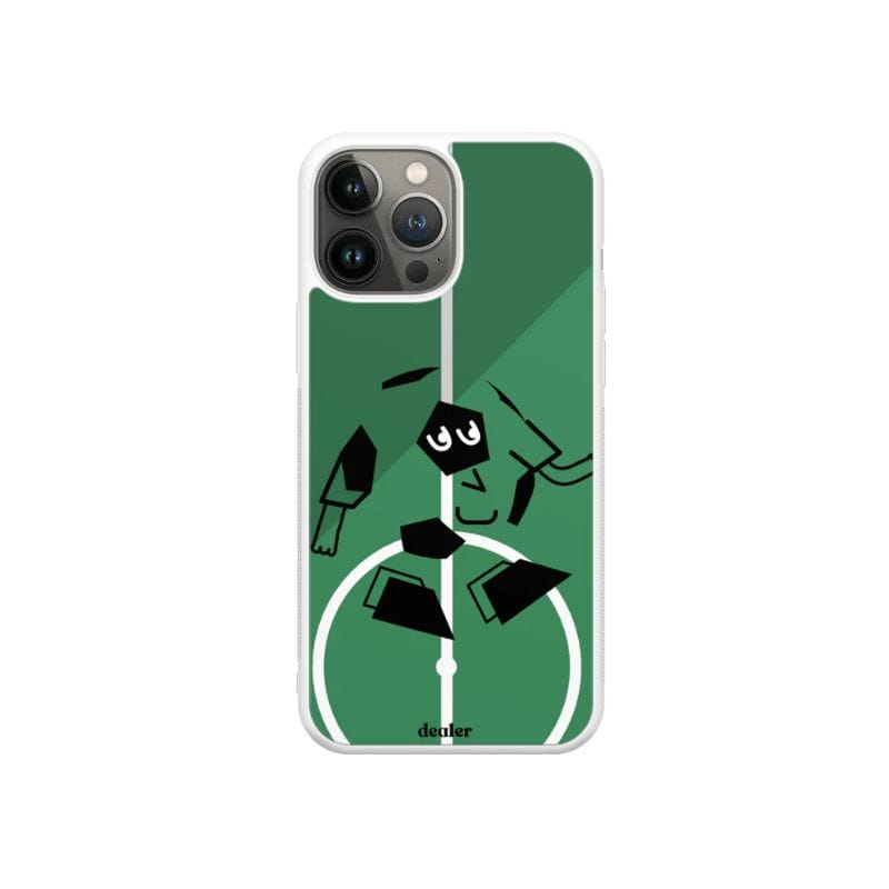 Dealer De Coque Coque design Coque en silicone Foot pour iPhone