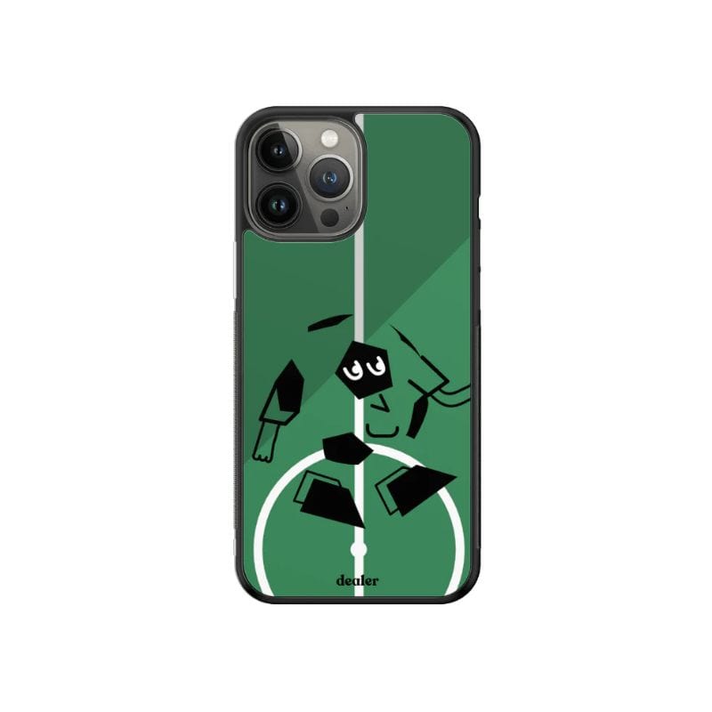 Dealer De Coque Coque design Coque en silicone Foot pour iPhone