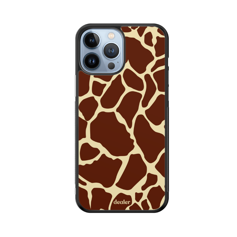 Dealer De Coque Coque design Coque en silicone Girafe pour iPhone