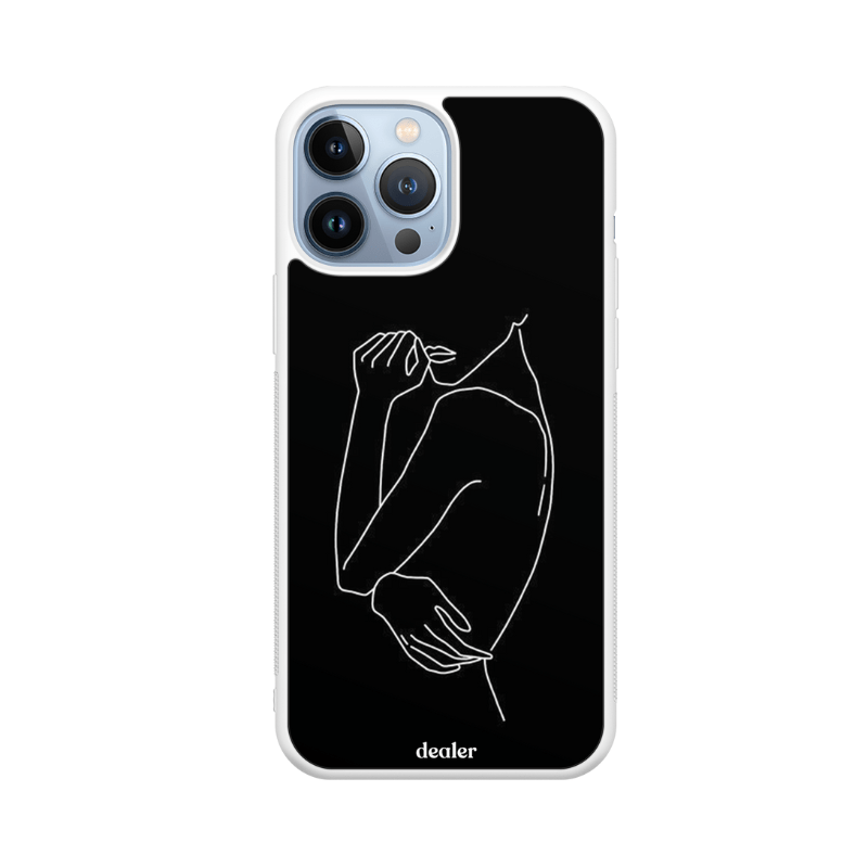 Dealer De Coque Coque design Coque en silicone Léonor pour iPhone