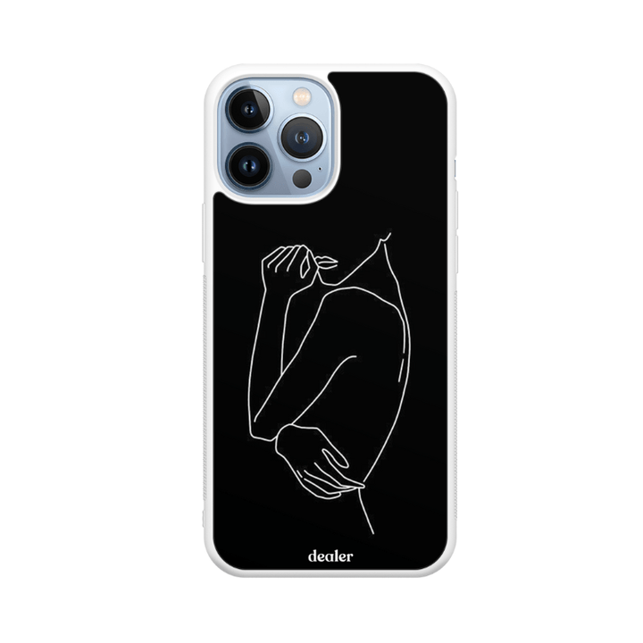 Dealer De Coque Coque design Coque en silicone Léonor pour iPhone