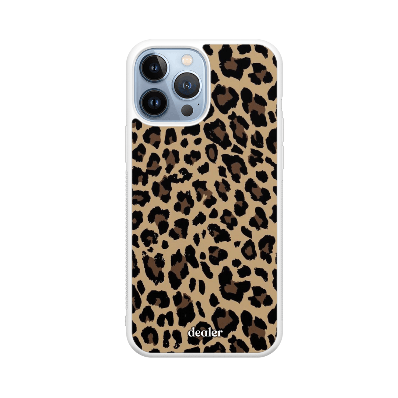 Dealer De Coque Coque design Coque en silicone Léopard pour iPhone