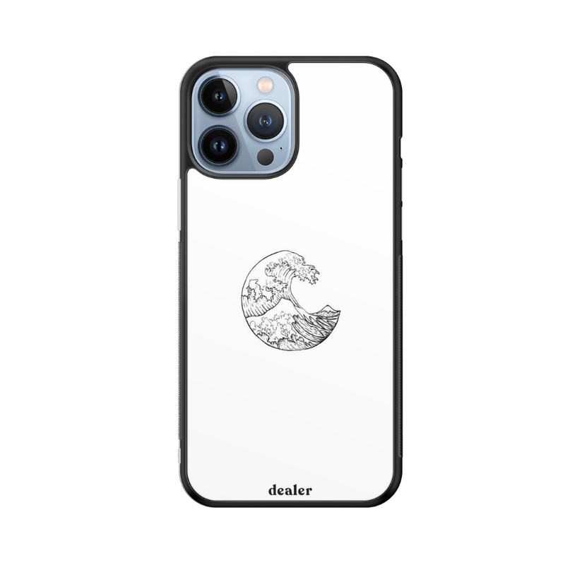Dealer De Coque Coque design Coque en silicone Minimaliste pour iPhone