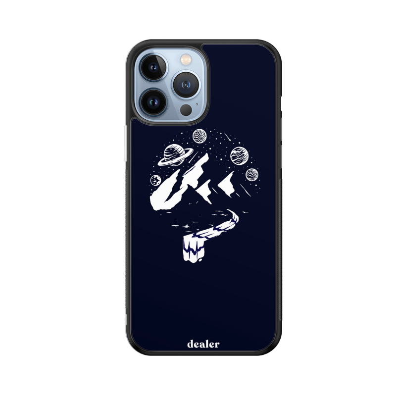 Dealer De Coque Coque design Coque en silicone Montagne Galaxy pour iPhone
