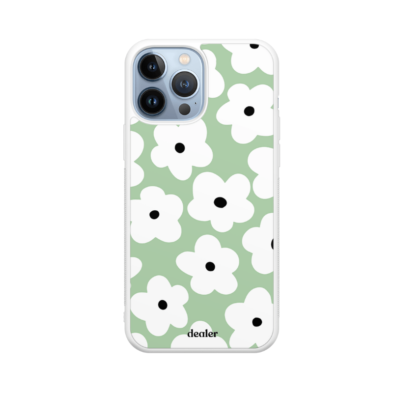 Dealer De Coque Coque design Coque en silicone Rétro Green pour iPhone