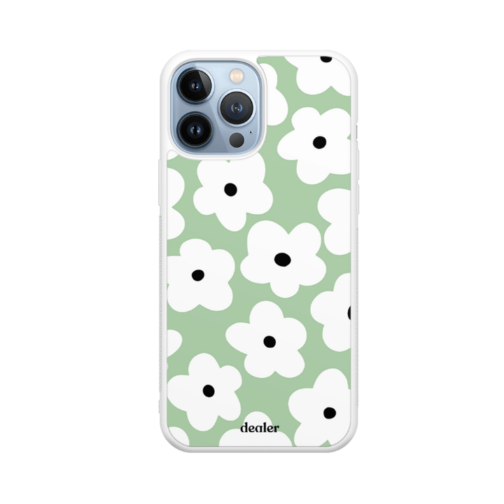 Dealer De Coque Coque design Coque en silicone Rétro Green pour iPhone