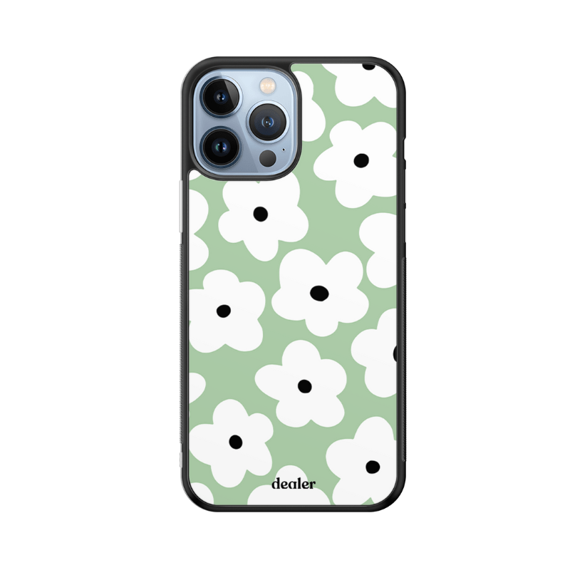 Dealer De Coque Coque design Coque en silicone Rétro Green pour iPhone
