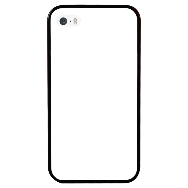 Dealer De Coque Coque personnalisée Contour Noir Coque personnalisée iPhone 5S en silicone