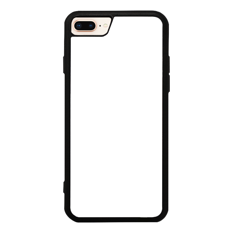 Dealer De Coque Coque personnalisée Contour Noir Coque personnalisée iPhone 8 Plus en silicone