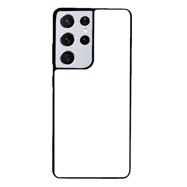 Dealer de Coque Coque personnalisée Noir Coque personnalisée Samsung Galaxy S21 Ultra 4G en silicone