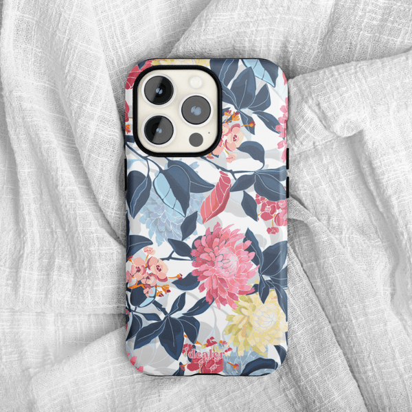 Dealer De Coque Coque Premium Coque Premium Fleurs roses et bleues