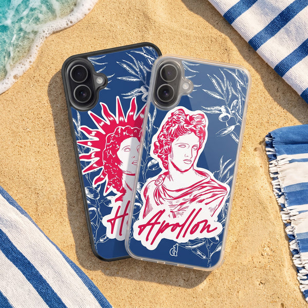 Coques pour iPhone et Samsung avec des statues de Dieux Grecs