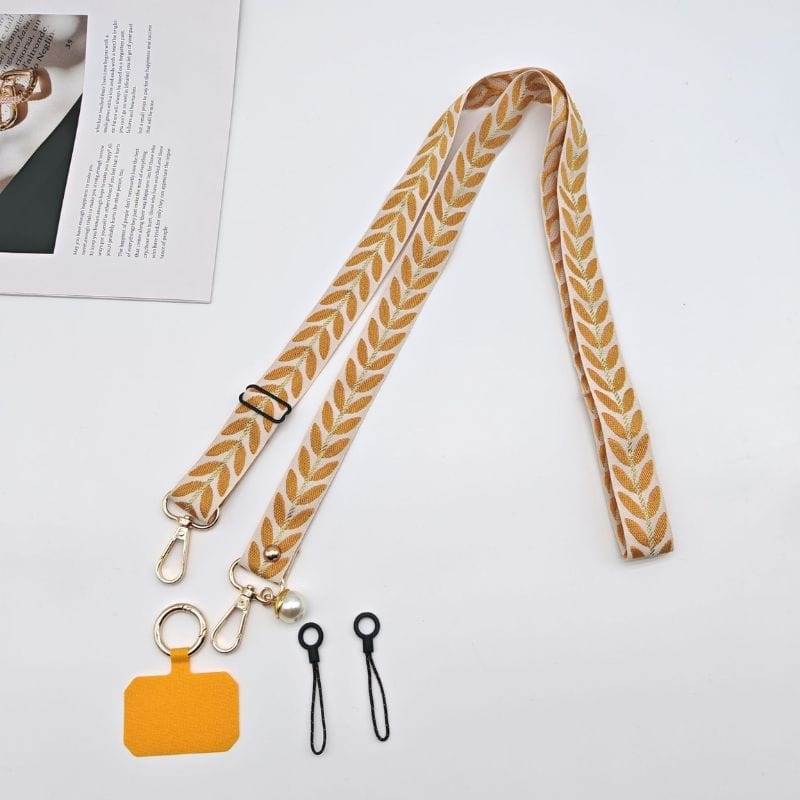 Dealer De Coque Cordon Jaune Bandoulière colorée