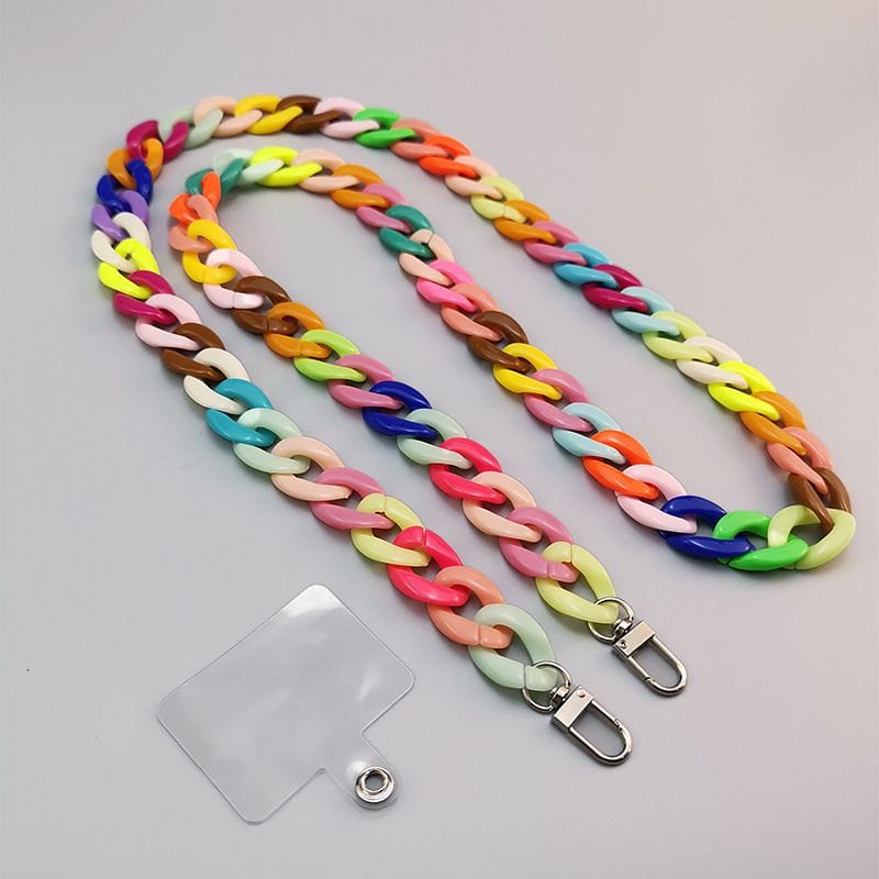 Dealer De Coque Cordon Multicolore Chaîne colorée pour téléphone