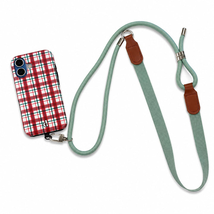 Dealer De Coque Cordon Sauge Tour de cou en simili-cuir