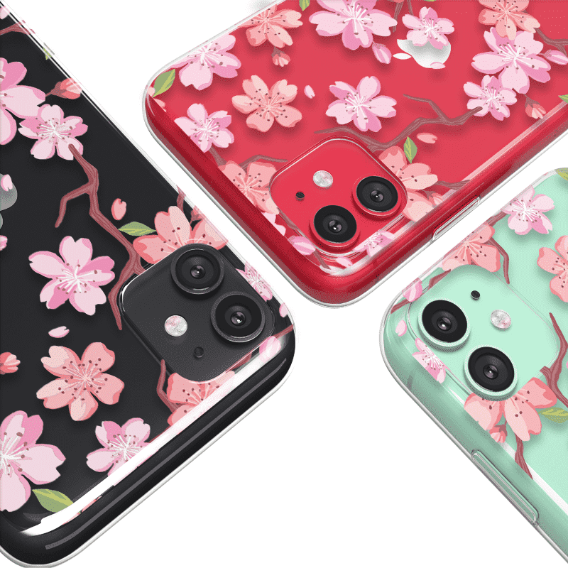Dealer de coque Coque Coque Transparente Sakura