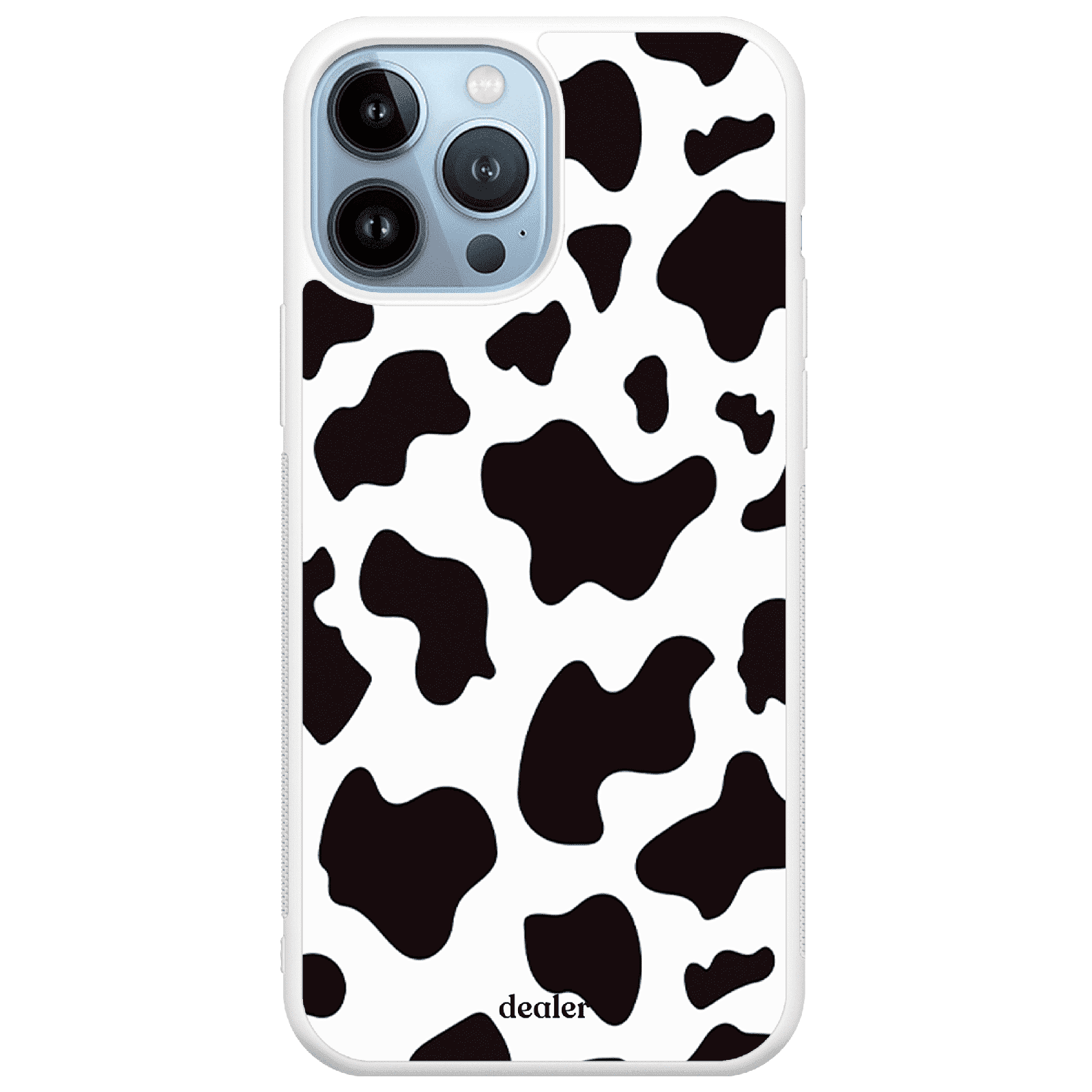 Coque de téléphone avec des motifs de vache, coque vache en silicone renforcé Dealer de coque
