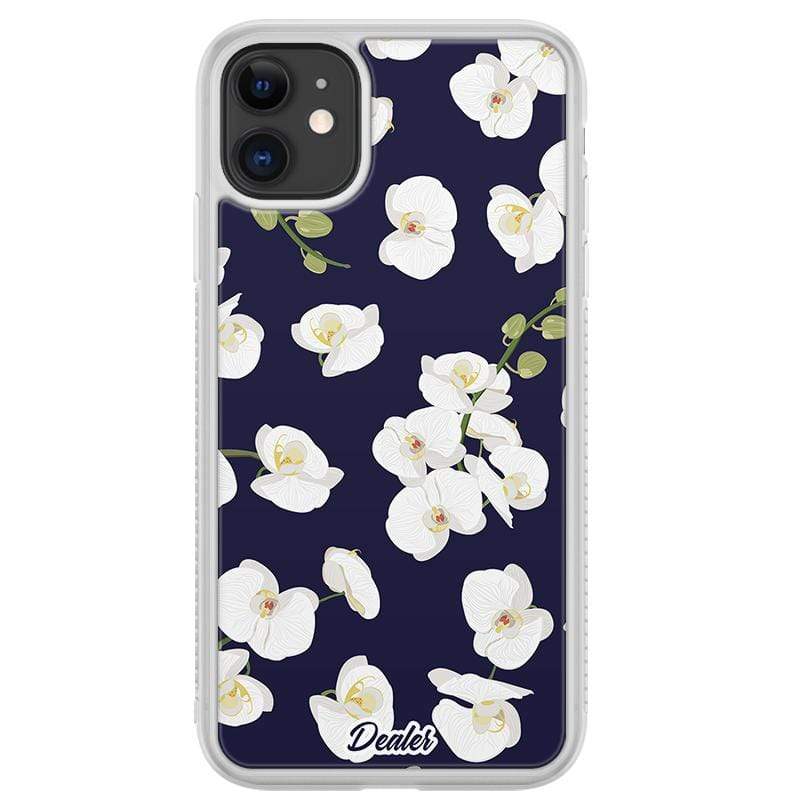 Dealer De Coque Coque COQUE ORCHIDÉES BLANCHES