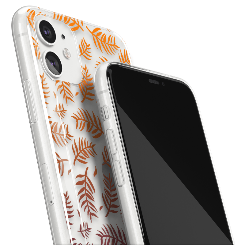 Dealer de coque Coque Coque Transparente Tropical Automne