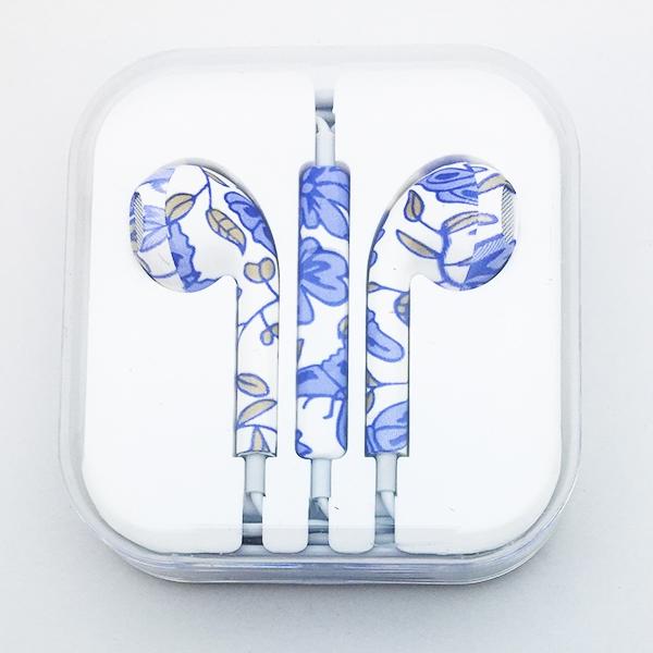 Dealer De Coque Ecouteurs Design Myosotis avec Micro