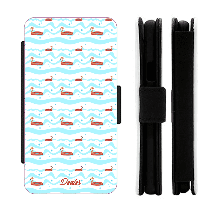 Dealer de coque Etui Flamants pool