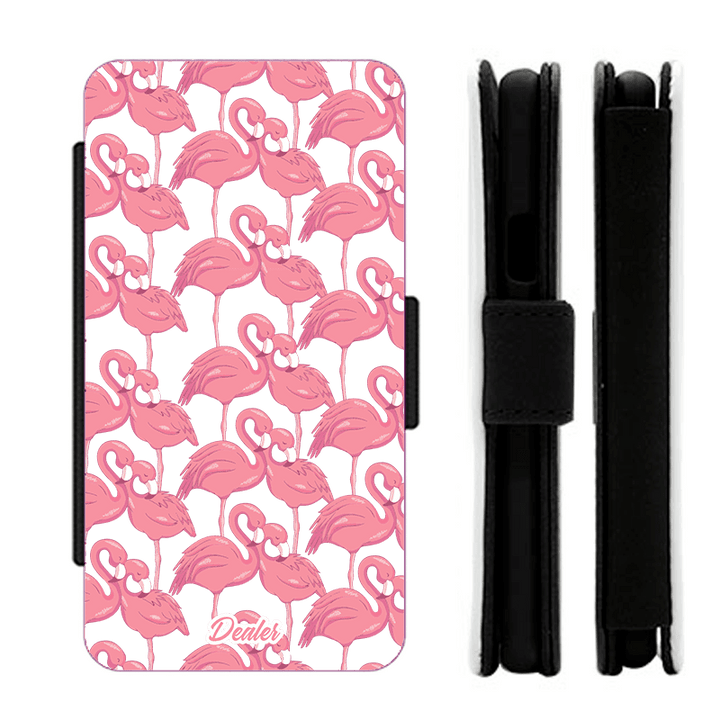 Housse téléphone flamants roses poiur Samsung Galaxy A