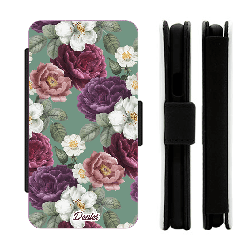 Etui fleuri vintage renoncules