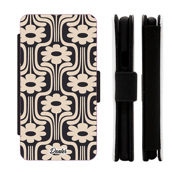 Coque étui Fleurs originales art déco